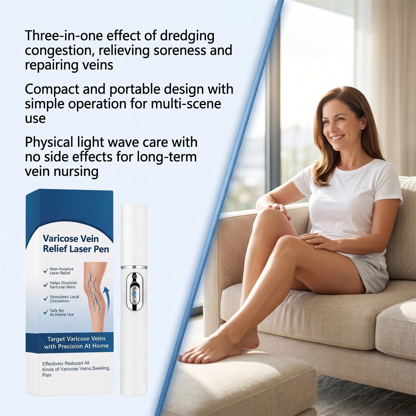 🦵Leg Relief Care Pen Ease Leg Discomfort From Long Standing Portable Daily Home Leg Care Device✨