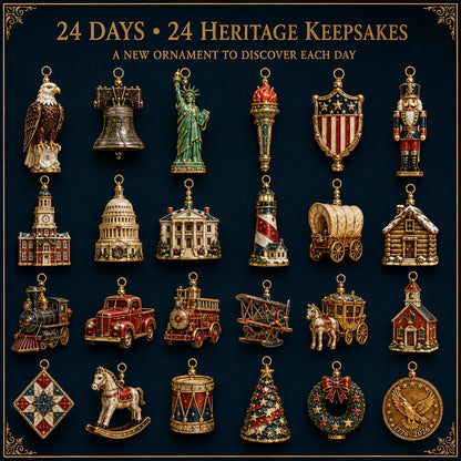 Last 50 Pcs✨America 250th Anniversary Heritage Christmas Advent Calendar