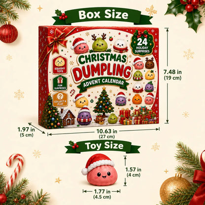 🎄Christmas Dumpling Squishies Advent Calendar | 24 Days of Surprises 🎁