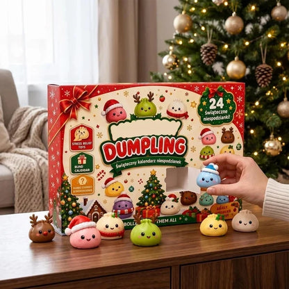 🎄Christmas Dumpling Squishies Advent Calendar | 24 Days of Surprises 🎁