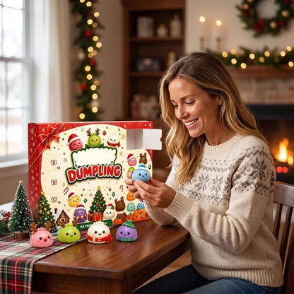 🎄Christmas Dumpling Squishies Advent Calendar | 24 Days of Surprises 🎁