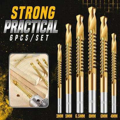 🛠️ LIMITED-TIME 49% OFF! ✨ Twist Drill Bit Set – Titanium-Coated, Serrated, Multi-Material 🔩