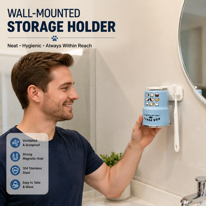 Magnetic Wall-Mounted  Mouthwash Cup