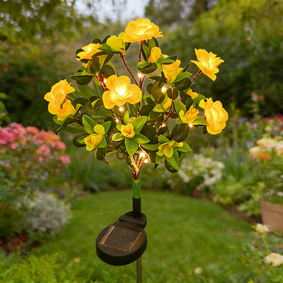 Yellow solar flower