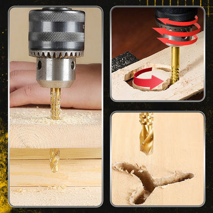 🛠️ LIMITED-TIME 49% OFF! ✨ Twist Drill Bit Set – Titanium-Coated, Serrated, Multi-Material 🔩
