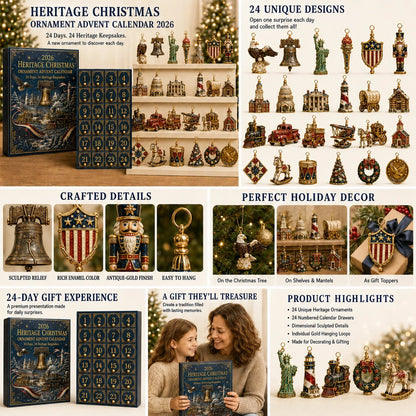 Last 50 Pcs✨America 250th Anniversary Heritage Christmas Advent Calendar