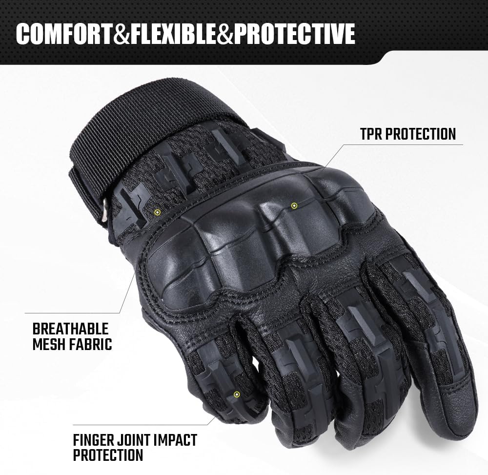 Multi-Purpose Protective Gloves –Reinforced Impact Protection, Touchscreen & Heavy-Duty Work Gloves