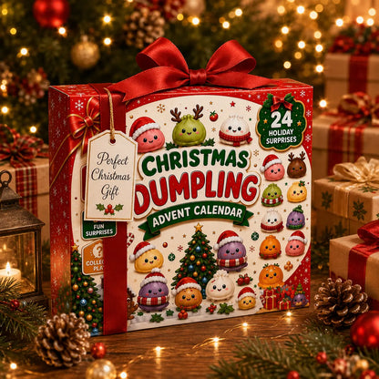 🎄Christmas Dumpling Squishies Advent Calendar | 24 Days of Surprises 🎁