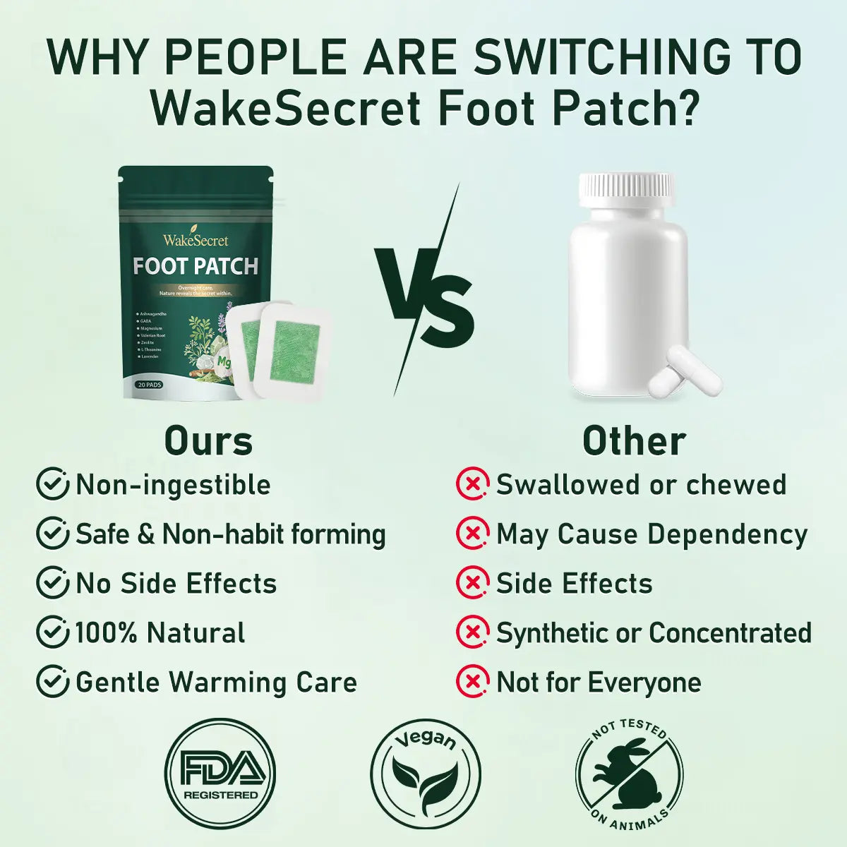 Natural Foot Patch - Relax & Sleep Support