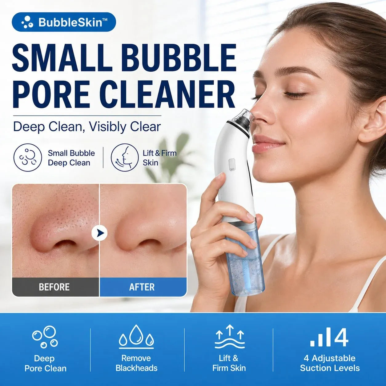 🔥😍Electric facial cleanser · Lifting and firming · Deep pore cleansing