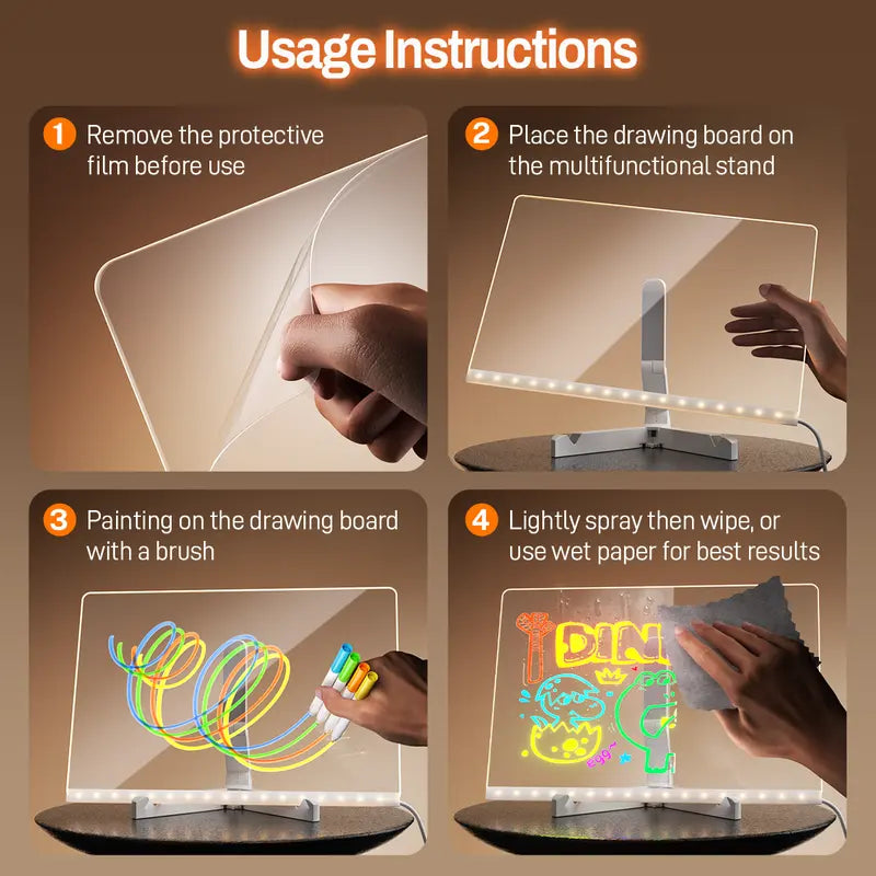 Drawing Board Usage Instructions