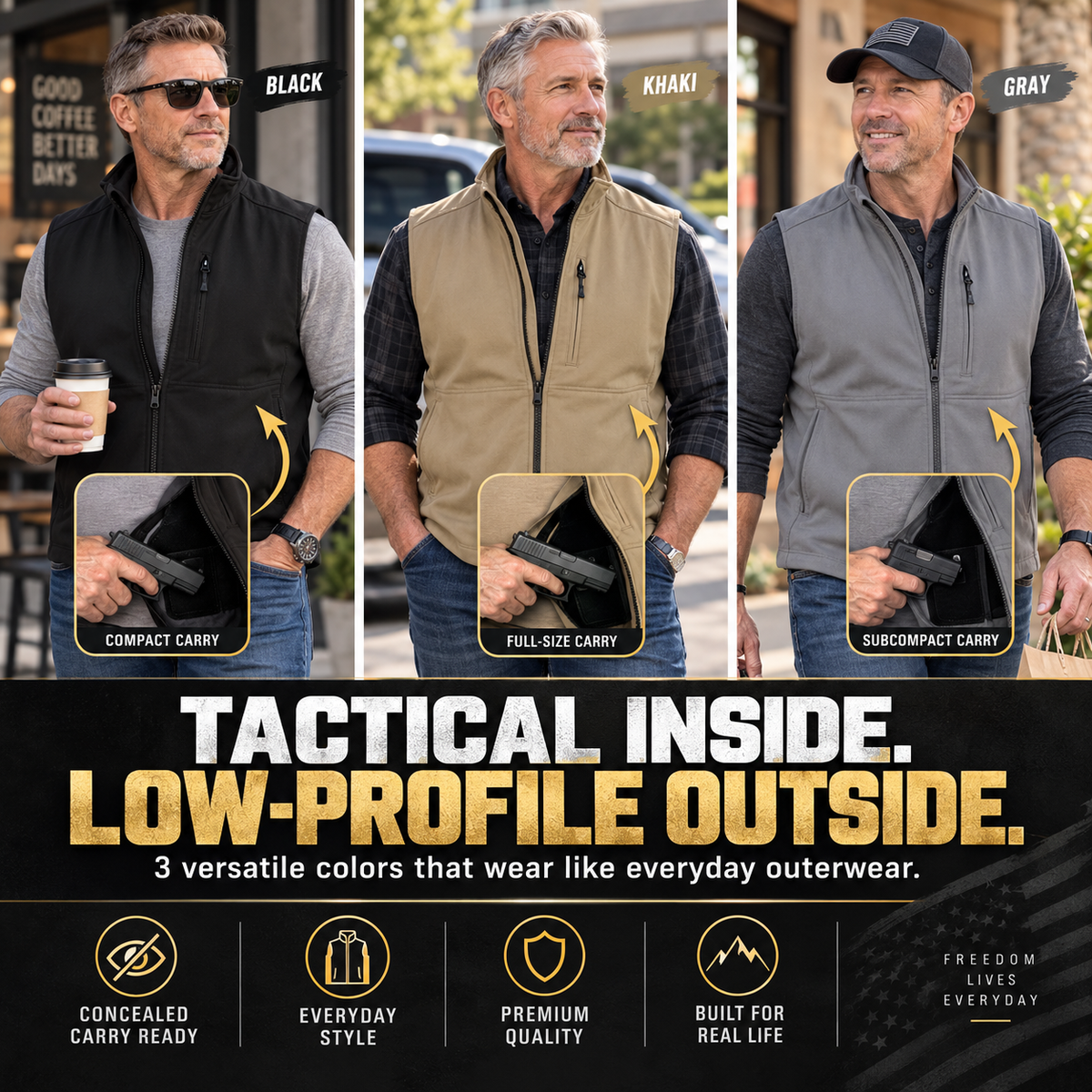 Premium Concealed Carry Vest ✨ Stay Ready & Keep Essentials Close