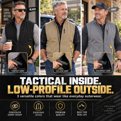 Premium Concealed Carry Vest ✨ Stay Ready & Keep Essentials Close