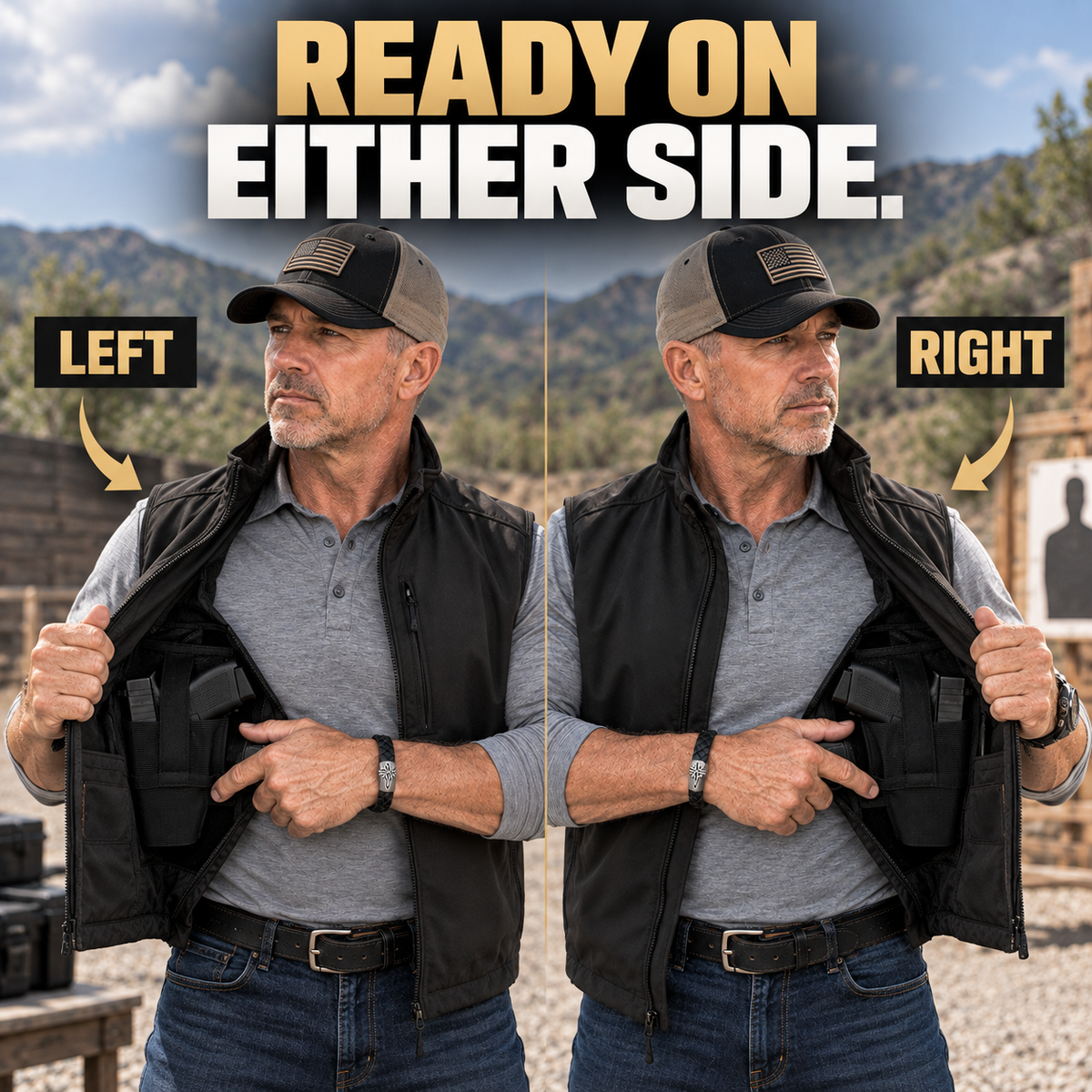 Premium Concealed Carry Vest ✨ Stay Ready & Keep Essentials Close