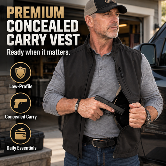 Premium Concealed Carry Vest ✨ Stay Ready & Keep Essentials Close