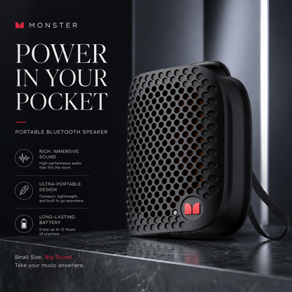 Monster Blaster Micro Wearable Bluetooth Speaker