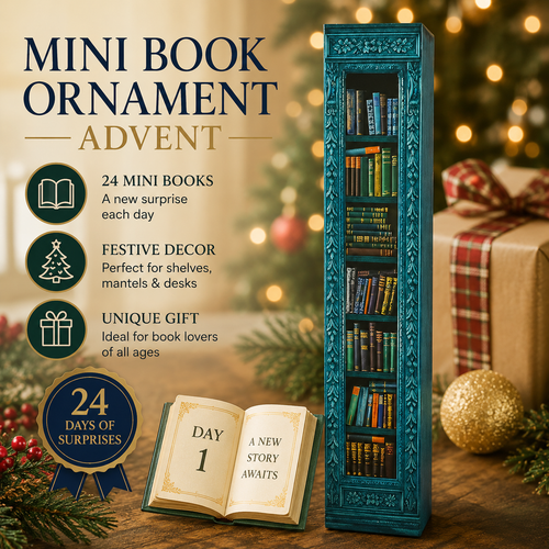 🎁Last Day 49% Off 🎁Mini Book Ornament Advent