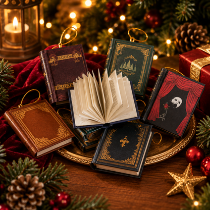 🎁Last Day 49% Off 🎁Mini Book Ornament Advent