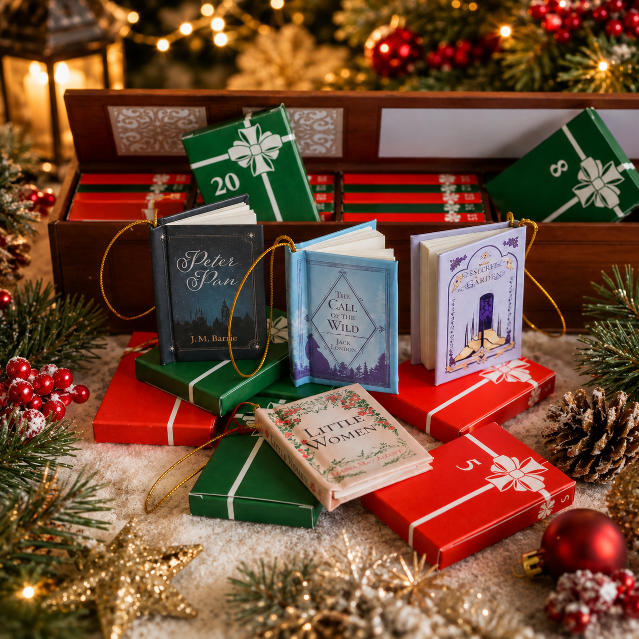 🎁Last Day 49% Off 🎁Mini Book Ornament Advent