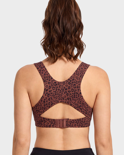 Front Closure Support Bra – Wireless Comfort & Cross-Back Support
