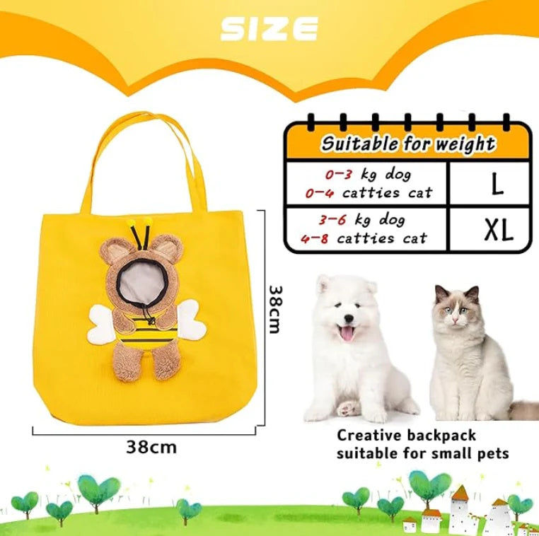 Breathable Pet Carrier Sling Bag for Dogs & Cats Hands-Free | RobyPet