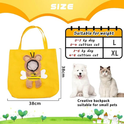 Breathable Pet Carrier Sling Bag for Dogs & Cats Hands-Free | RobyPet