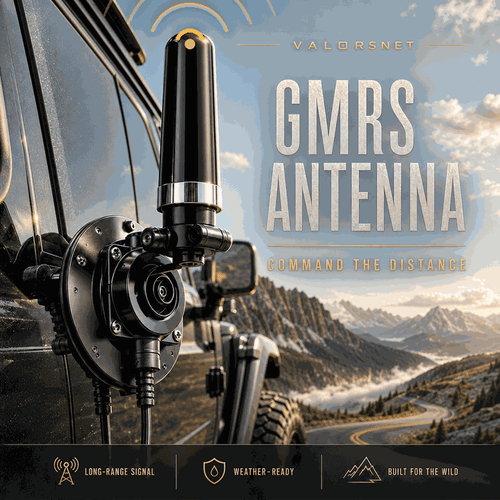 Universal GMRS Antenna Mount – Heavy-Duty Radio Antenna Bracket for Cars, SUVs, Trucks, Off-Road Vehicles & Boats