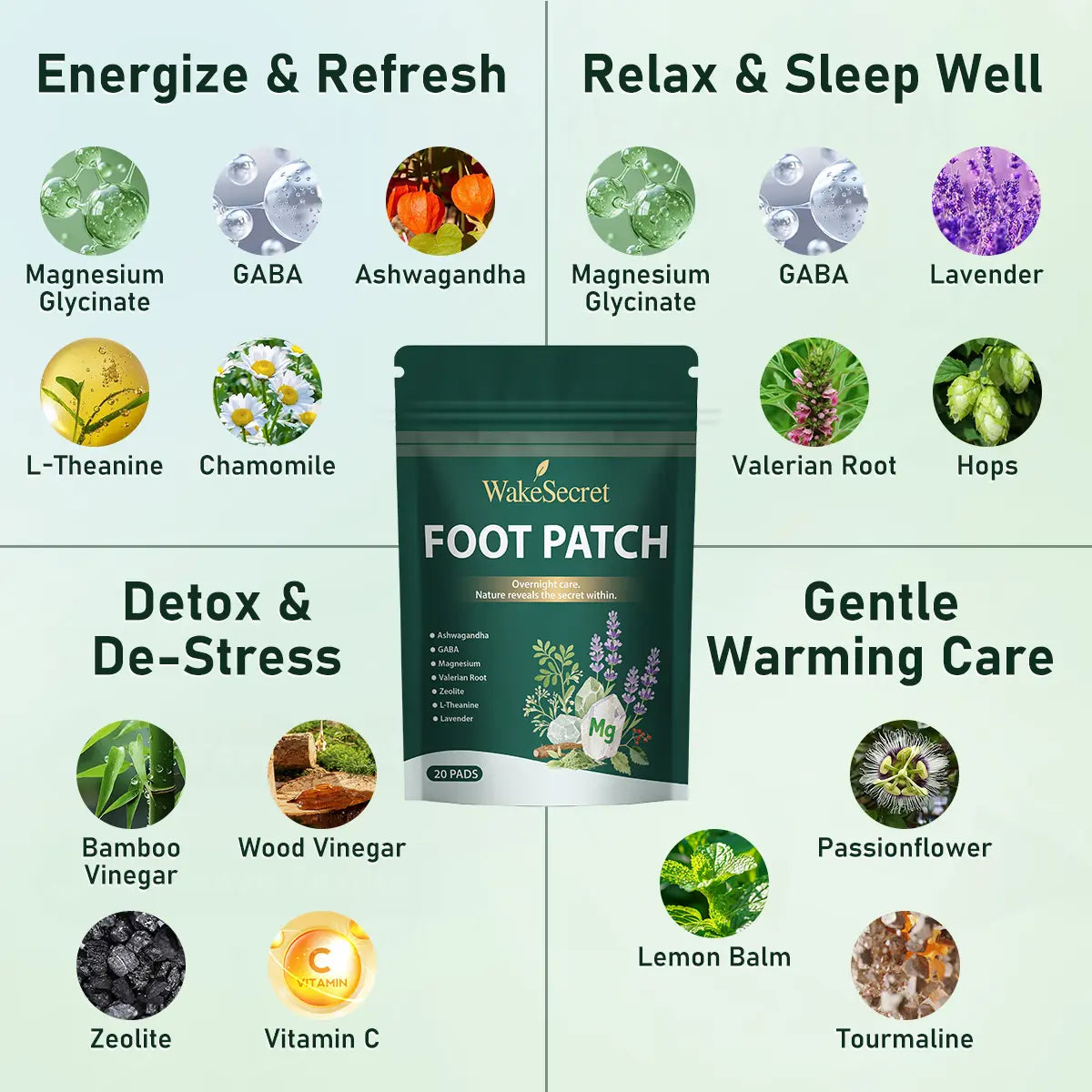 Natural Foot Patch - Relax & Sleep Support