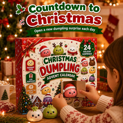 🎄Christmas Dumpling Squishies Advent Calendar | 24 Days of Surprises 🎁