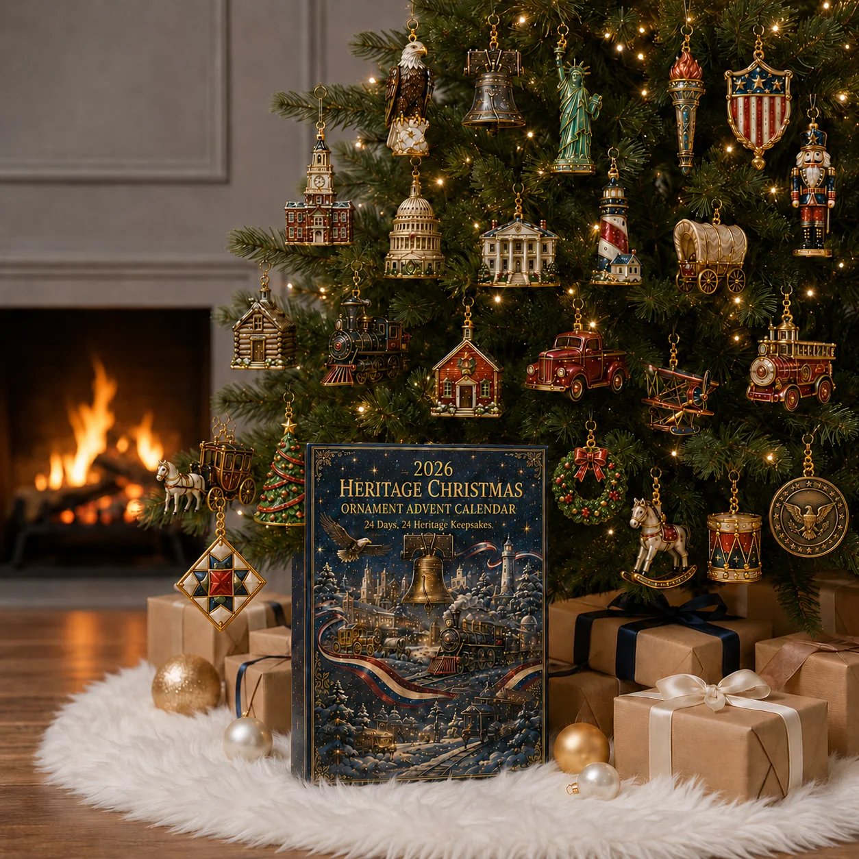 Last 50 Pcs✨America 250th Anniversary Heritage Christmas Advent Calendar