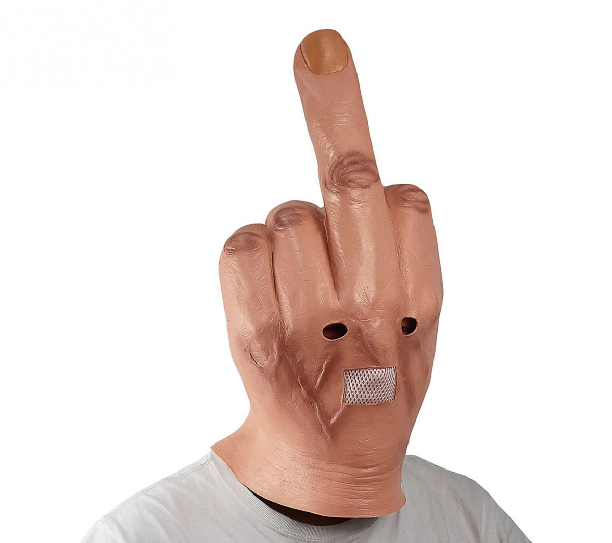 Middle Finger Funny Head Mask🖕