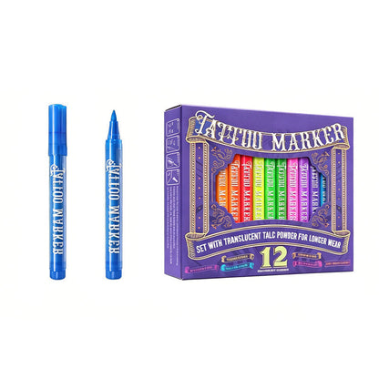 ✨ Glow Party Tattoo Pens – Fun UV Body Art Markers for Parties, Festivals & Night Events