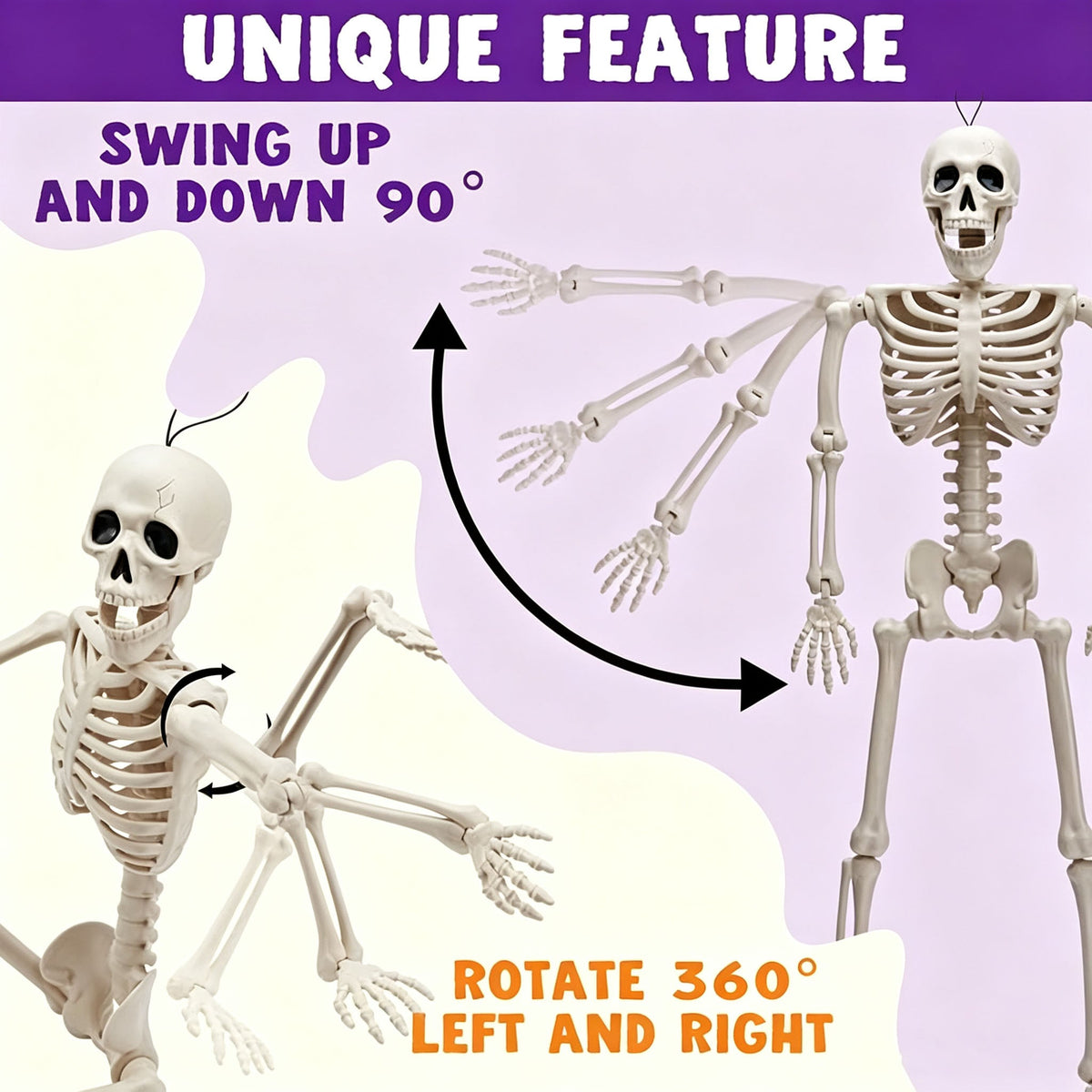 Halloween Skeleton Posable Joints