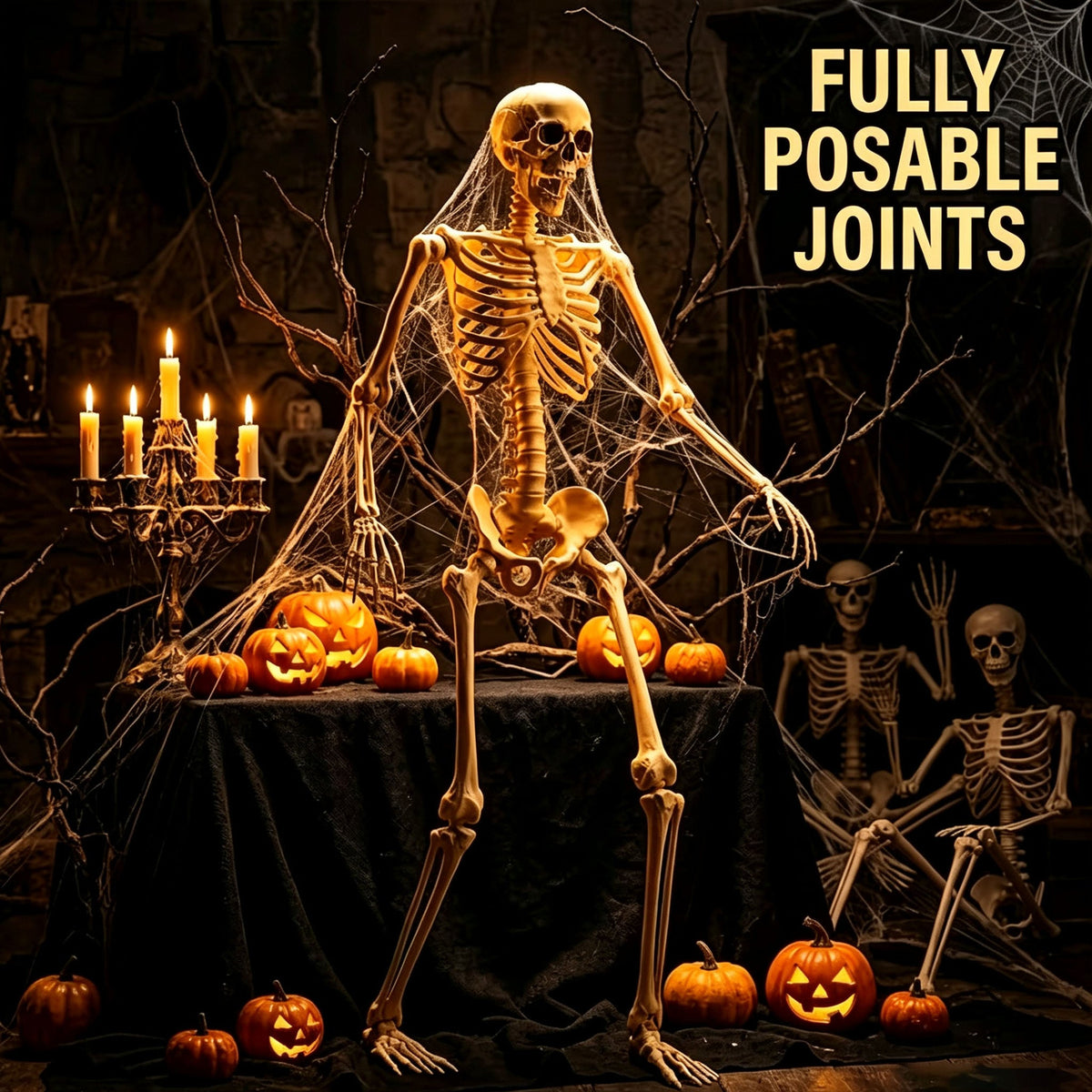 Posable Halloween Skeleton