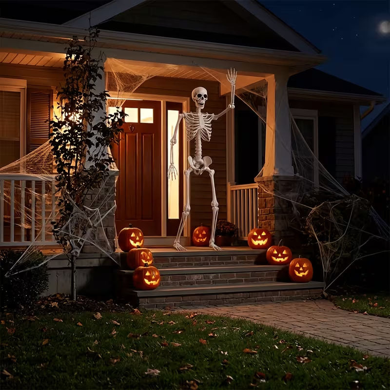 Halloween Skeleton Porch Decoration