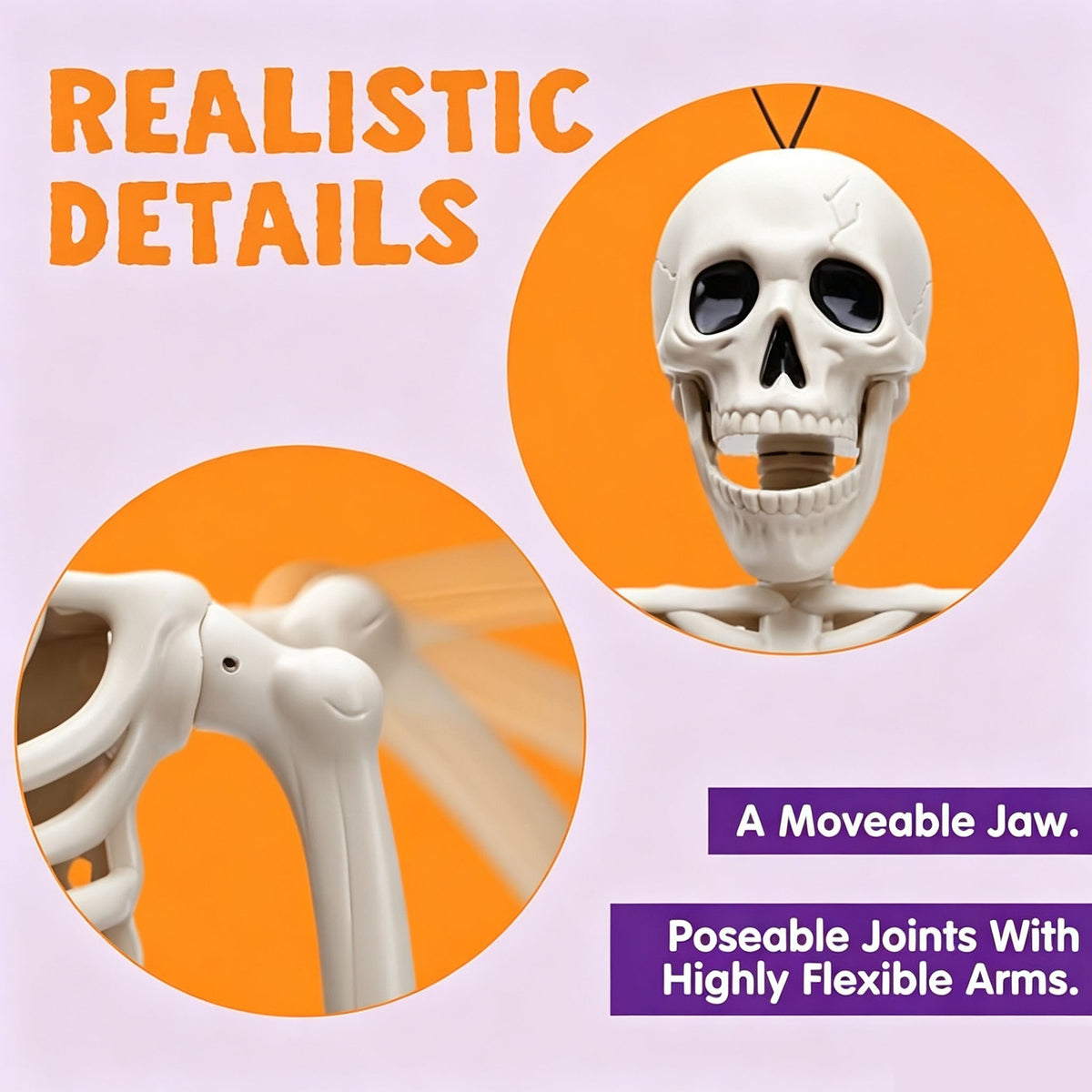 Halloween Skeleton Creepy Details